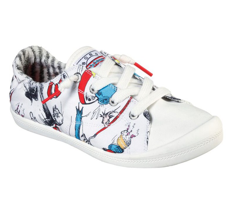 Skechers Dam Vita/Olika Färger Slip On - Dr. Seuss: Bobs Beach Bingo - Things Fall - Sverige (DXIZQ-